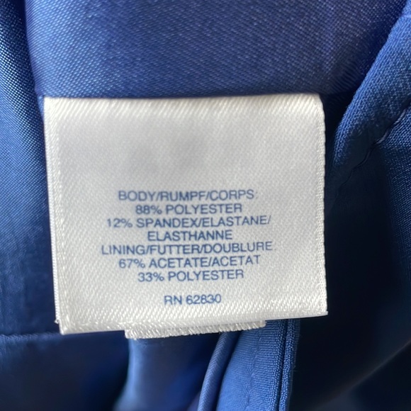 Lands End Size 4 Blue Sleeveless Spring Dress - Picture 6 of 8